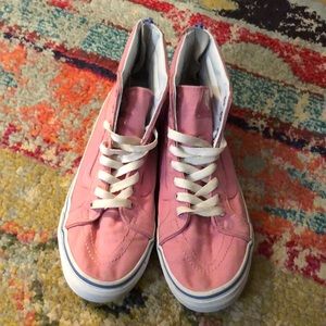 Women’s vans pink high top